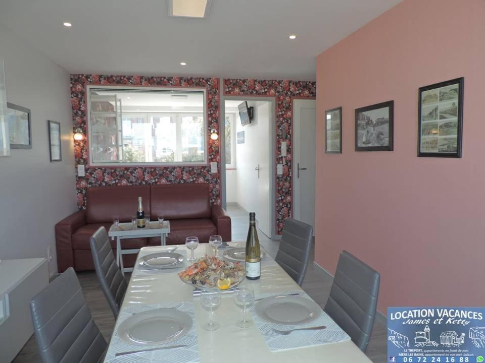 Esplanade Front De Mer 109 1Er Etage Lit Fait Wifi Taxe De Sejour Incluse Le Treport Exterior photo